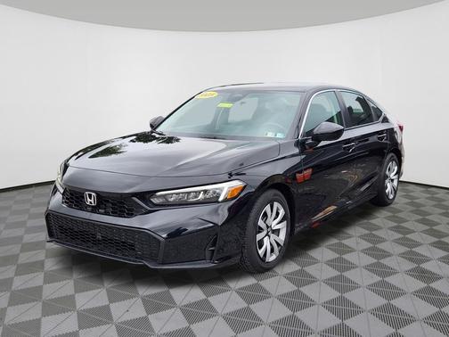 Crystal Black Pearl 2025 Honda Civic LX