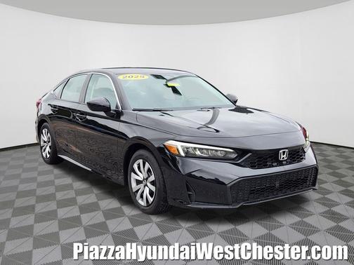 Crystal Black Pearl 2025 Honda Civic LX