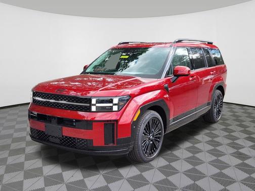 Ultimate Red 2026 Hyundai SANTA FE HEV Calligraphy