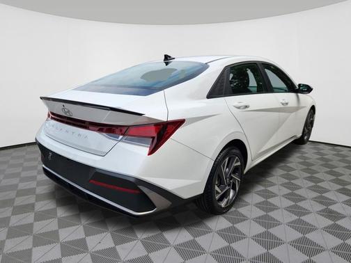 Serenity White 2025 Hyundai ELANTRA Sport