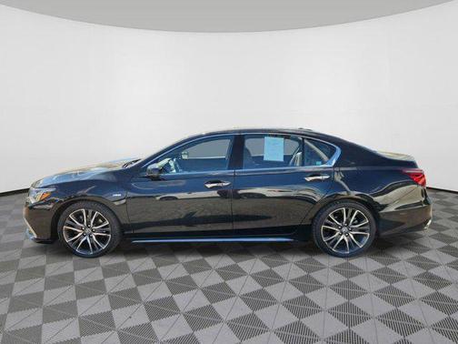 Majestic Black Pearl 2018 Acura RLX Sport Hybrid Advance Package