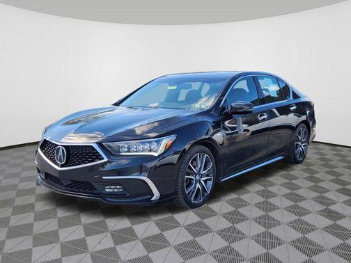 Majestic Black Pearl 2018 Acura RLX Sport Hybrid Advance Package