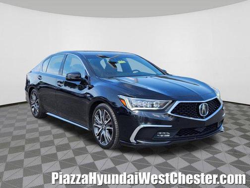 Majestic Black Pearl 2018 Acura RLX Sport Hybrid Advance Package