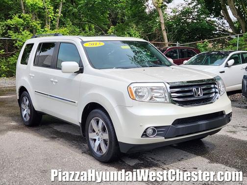 Diamond White Pearl 2013 Honda Pilot Touring