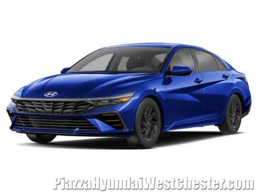 Serenity White 2025 Hyundai ELANTRA Sport