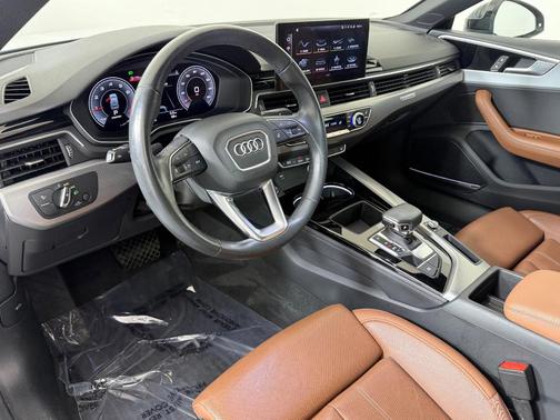 Glacier White Metallic 2023 Audi A5 Sportback 45 S Line Premium Plus