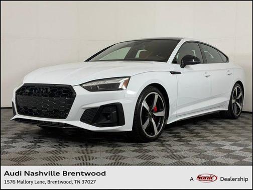 Glacier White Metallic 2023 Audi A5 Sportback 45 S Line Premium Plus