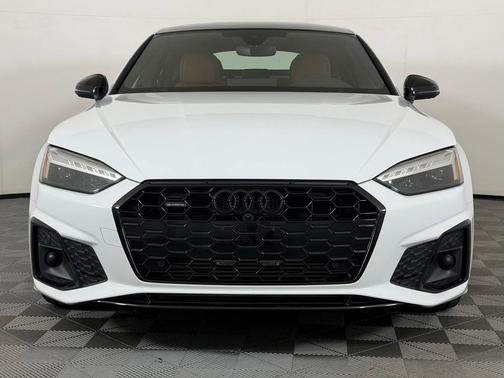 Glacier White Metallic 2023 Audi A5 Sportback 45 S Line Premium Plus