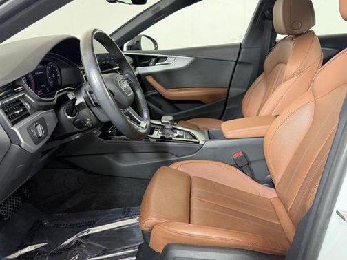 Glacier White Metallic 2023 Audi A5 Sportback 45 S Line Premium Plus