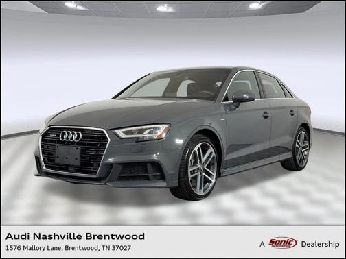 Monsoon Gray Metallic 2019 Audi A3 Premium