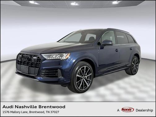 Waitomo Blue Metallic 2023 Audi Q7 55 Premium Plus