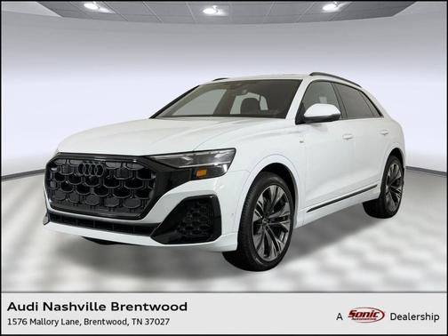 Glacier White Metallic 2026 Audi Q8 55 Premium Plus
