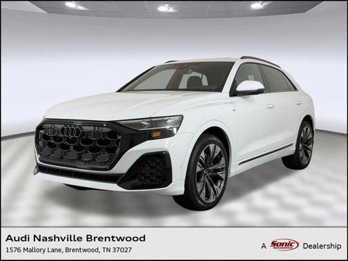 Glacier White Metallic 2026 Audi Q8 55 Premium Plus