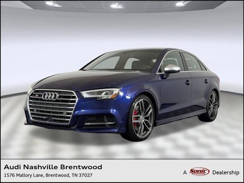 Black 2018 Audi S3 2.0T Premium Plus