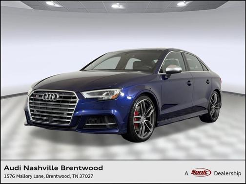 Black 2018 Audi S3 2.0T Premium Plus