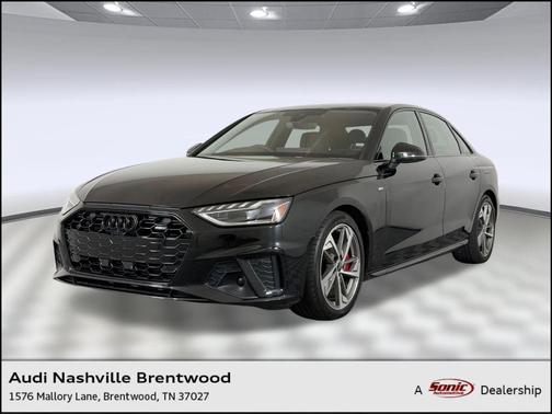 Mythos Black Metallic 2023 Audi A4 45 S line Premium Plus