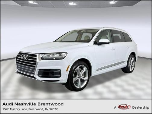 White 2019 Audi Q7 55 Prestige