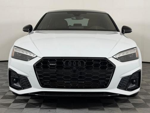 Glacier White Metallic 2024 Audi A5 Sportback 45 S Line Premium Plus