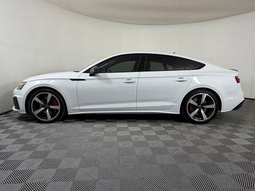 Glacier White Metallic 2024 Audi A5 Sportback 45 S Line Premium Plus