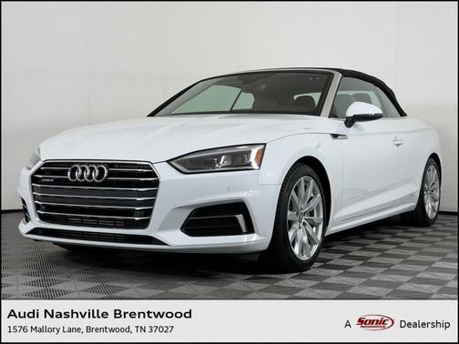 White 2018 Audi A5 2.0T Premium Plus