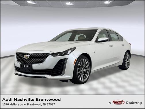 Crystal White Tricoat 2021 Cadillac CT5 Premium Luxury RWD