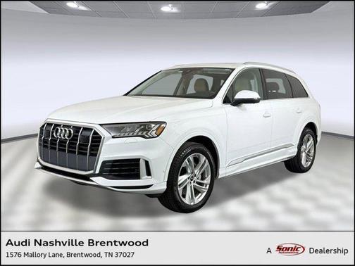 Carrara White 2023 Audi Q7 45 Premium Plus