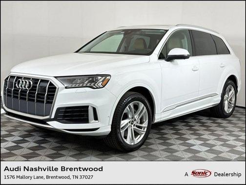 Carrara White 2023 Audi Q7 45 Premium Plus