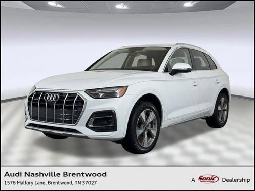 Glacier White Metallic 2023 Audi Q5 40 Premium Plus