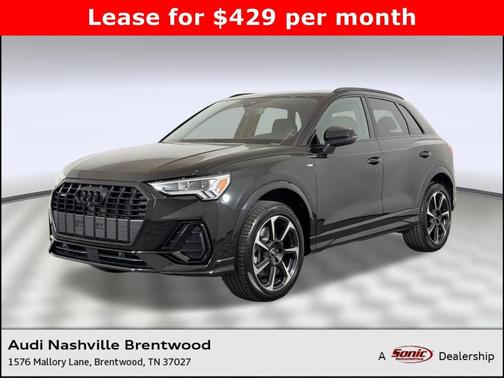 Mythos Black Metallic 2025 Audi Q3 45 S line Premium Plus