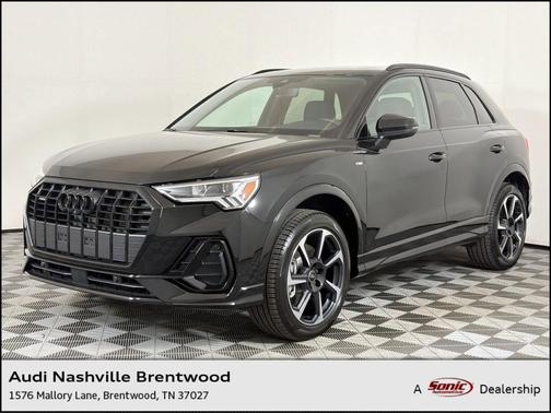 Mythos Black Metallic 2025 Audi Q3 45 S line Premium Plus