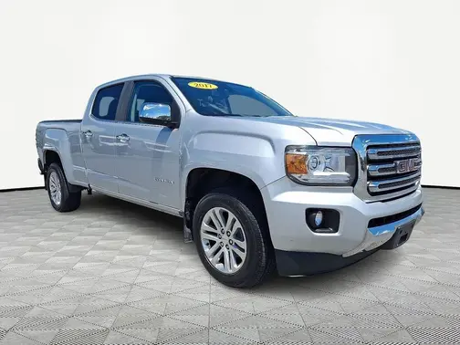 Silver 2017 GMC Canyon SLT