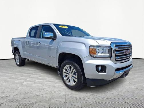 Silver 2017 GMC Canyon SLT
