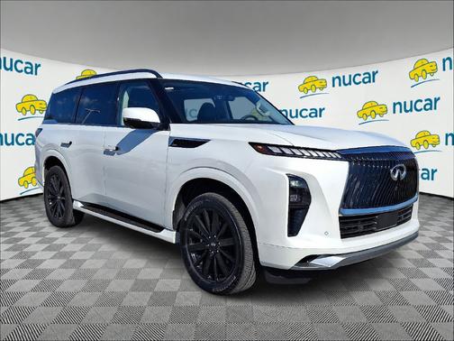 White 2026 INFINITI QX80 PURE