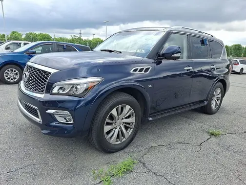 Blue 2015 INFINITI QX80 Base