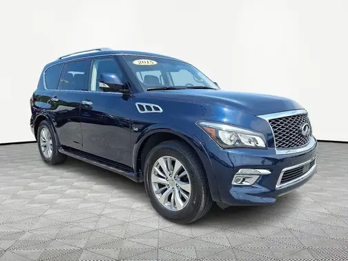 Blue 2015 INFINITI QX80 Base