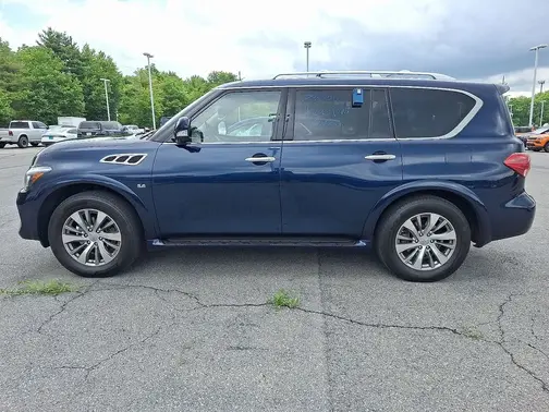 Blue 2015 INFINITI QX80 Base