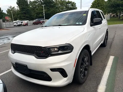 White 2021 Dodge Durango SXT Plus