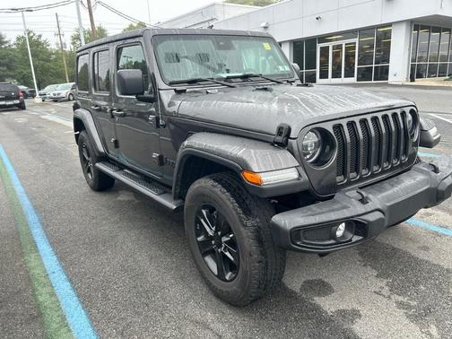 Gray 2022 Jeep Wrangler Unlimited Sahara Altitude