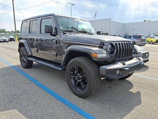 Gray 2022 Jeep Wrangler Unlimited Sahara Altitude
