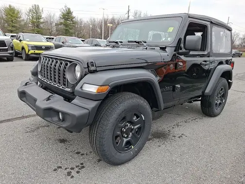 Black Clear-Coat Exterior Paint 2026 Jeep Wrangler Sport