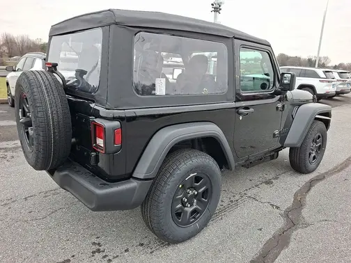 Black Clear-Coat Exterior Paint 2026 Jeep Wrangler Sport