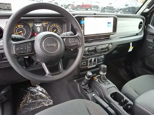 Black Clear-Coat Exterior Paint 2026 Jeep Wrangler Sport