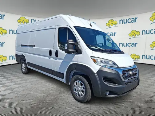 Bright White Clear-Coat Exterior Paint 2026 RAM ProMaster 3500 High Roof