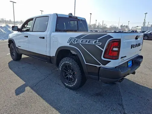Bright White Clear-Coat Exterior Paint 2026 RAM 1500 Rebel