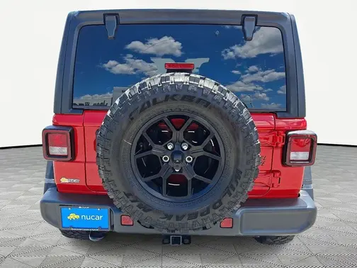 Red 2025 Jeep Wrangler Willys
