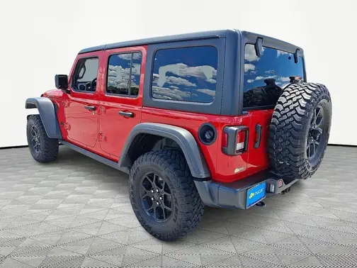 Red 2025 Jeep Wrangler Willys