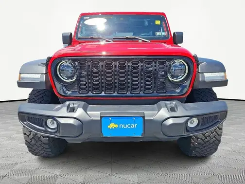 Red 2025 Jeep Wrangler Willys
