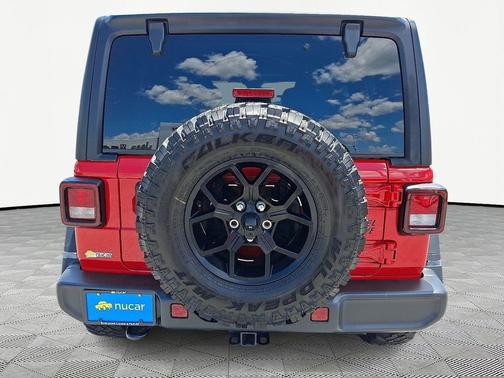 Red 2025 Jeep Wrangler Willys