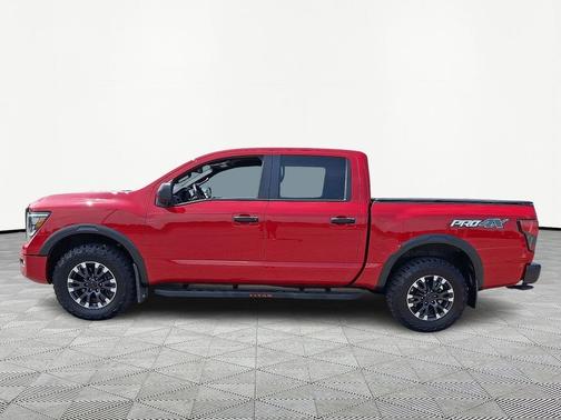 Red 2021 Nissan Titan PRO-4X