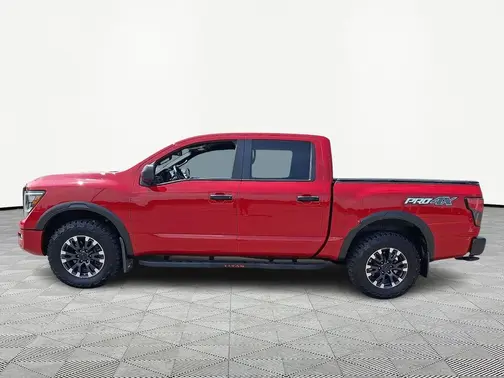 Red 2021 Nissan Titan PRO-4X